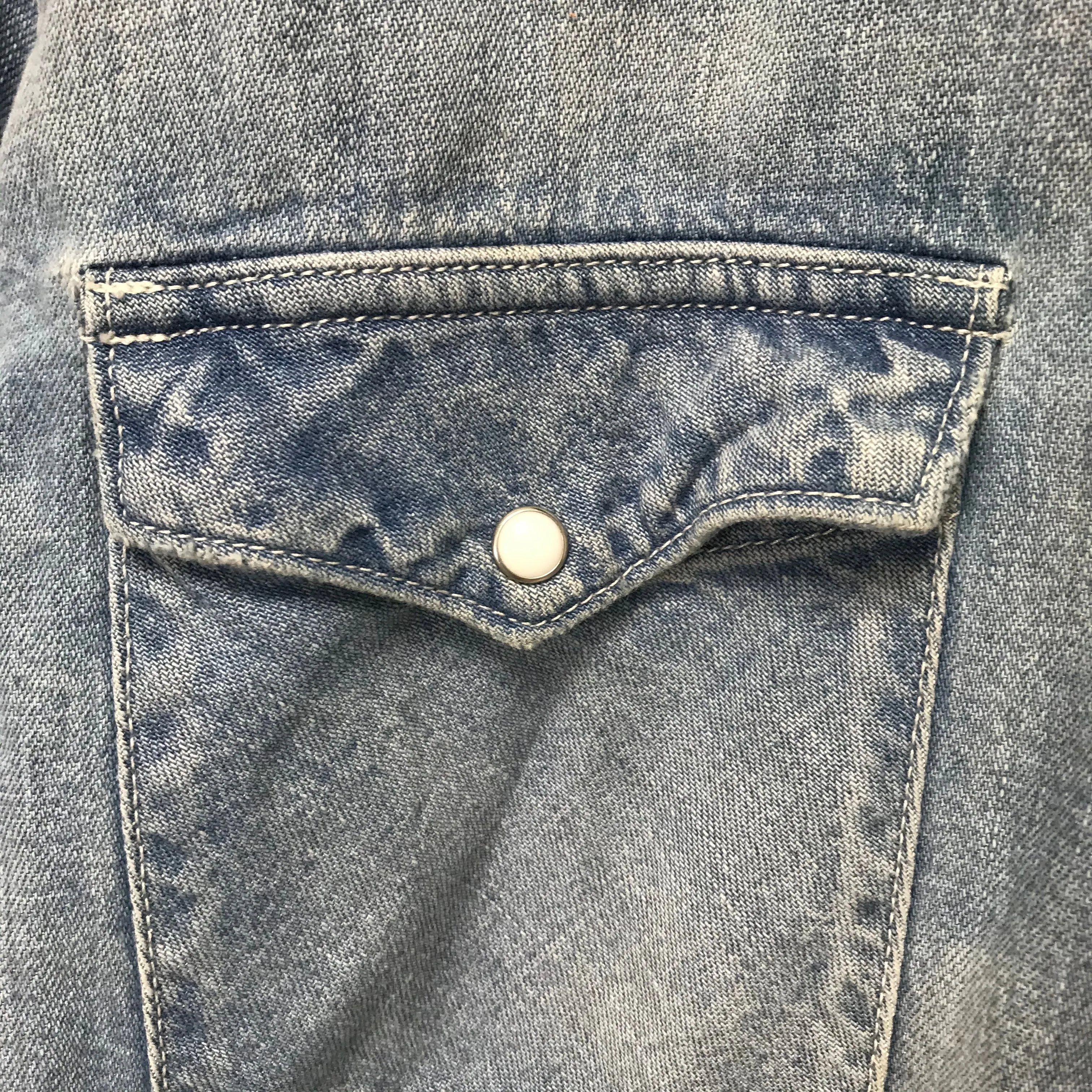 [M] VISVIM SOCIAL SCULPTURE SHIRT L/S DAMAGED INDIGO