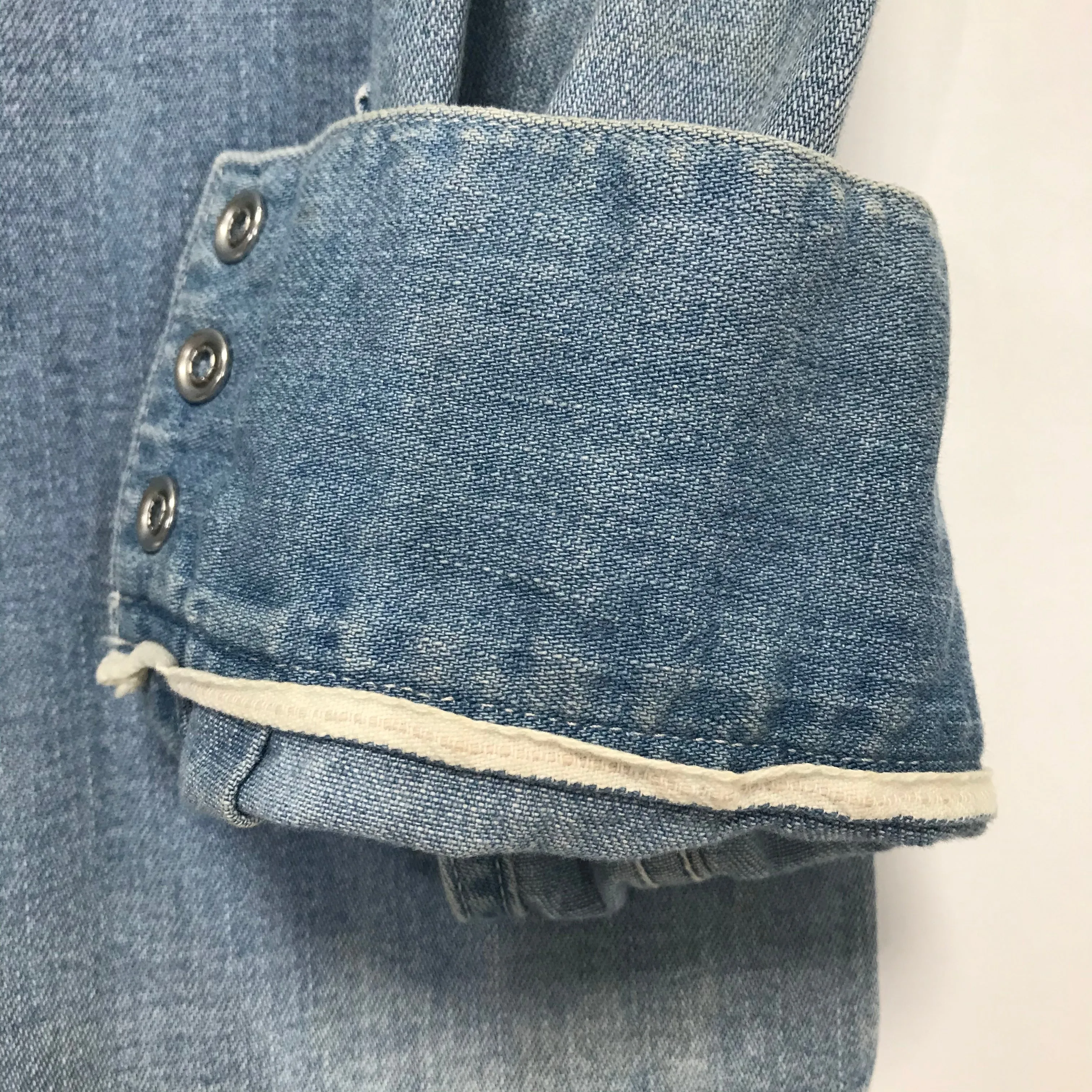 [M] VISVIM SOCIAL SCULPTURE SHIRT L/S DAMAGED INDIGO