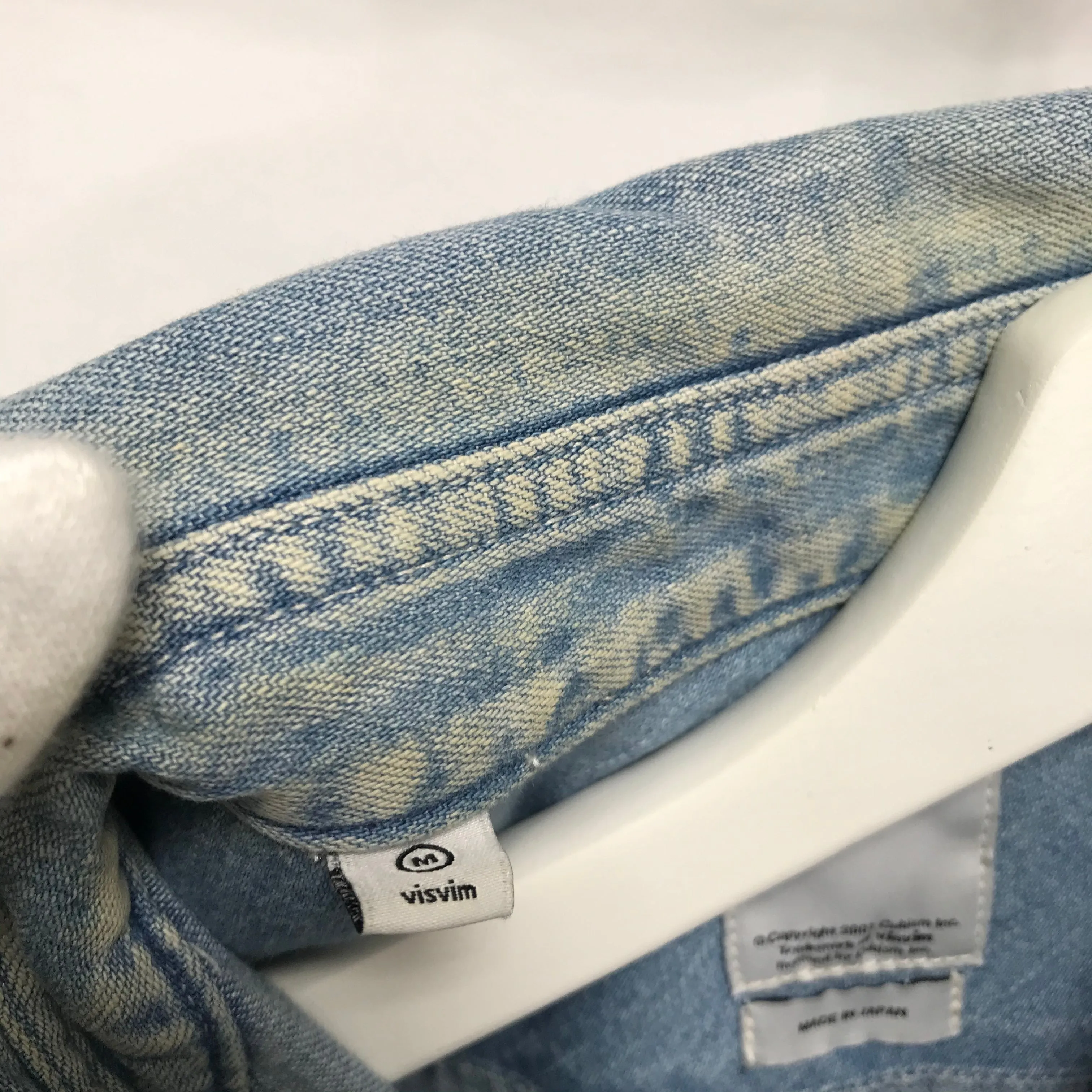 [M] VISVIM SOCIAL SCULPTURE SHIRT L/S DAMAGED INDIGO