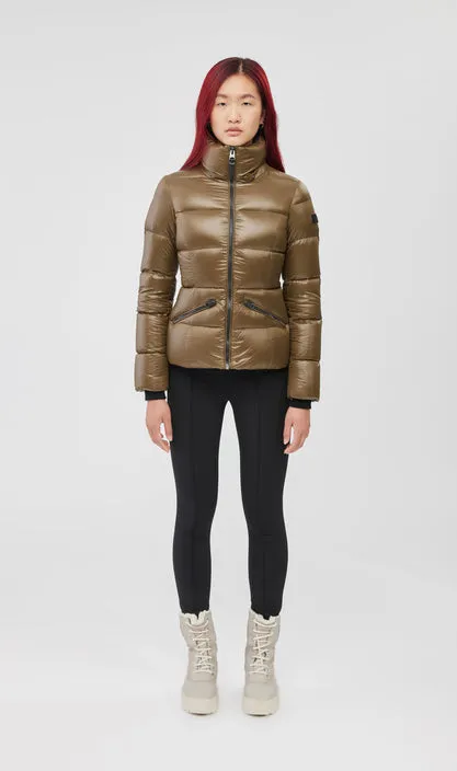 Mackage Ladies Hooded Light Down Jacket MADALYN-V Army