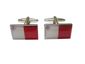 Malta Flag Cufflinks