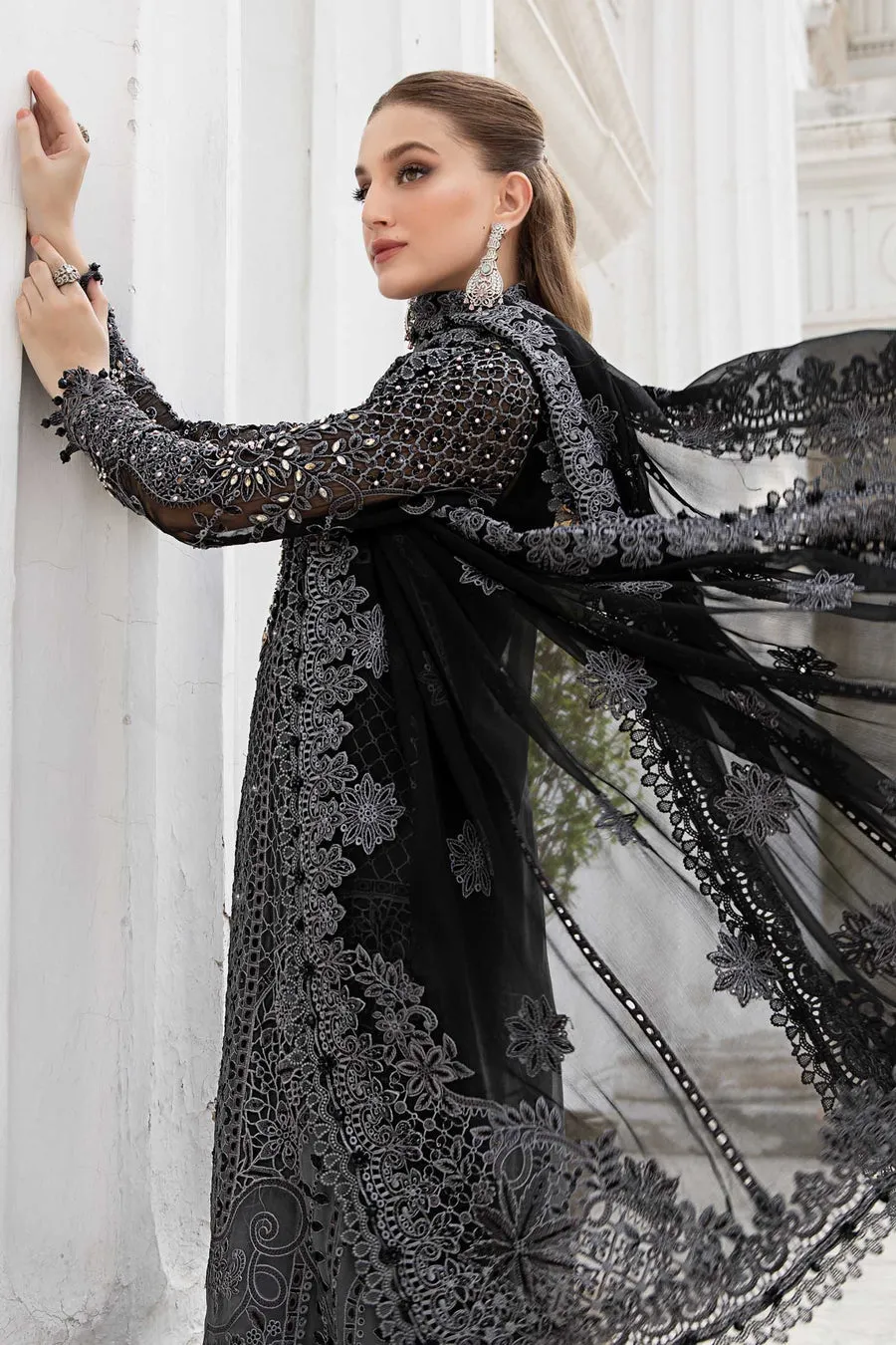 Maria B Mbroidered Chiffon | MPC-24-101