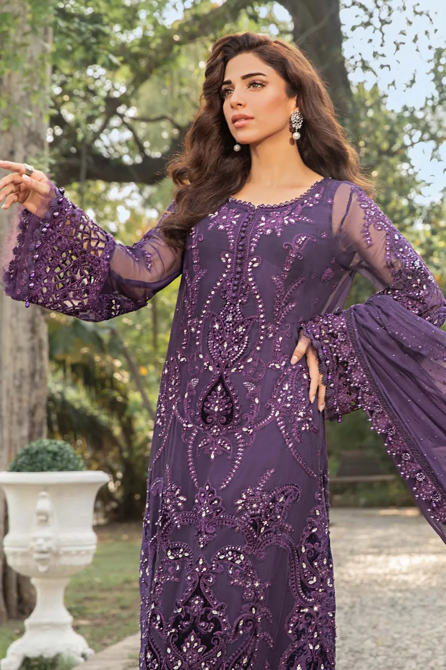 Maria B Mbroidered Chiffon | MPC-24-102