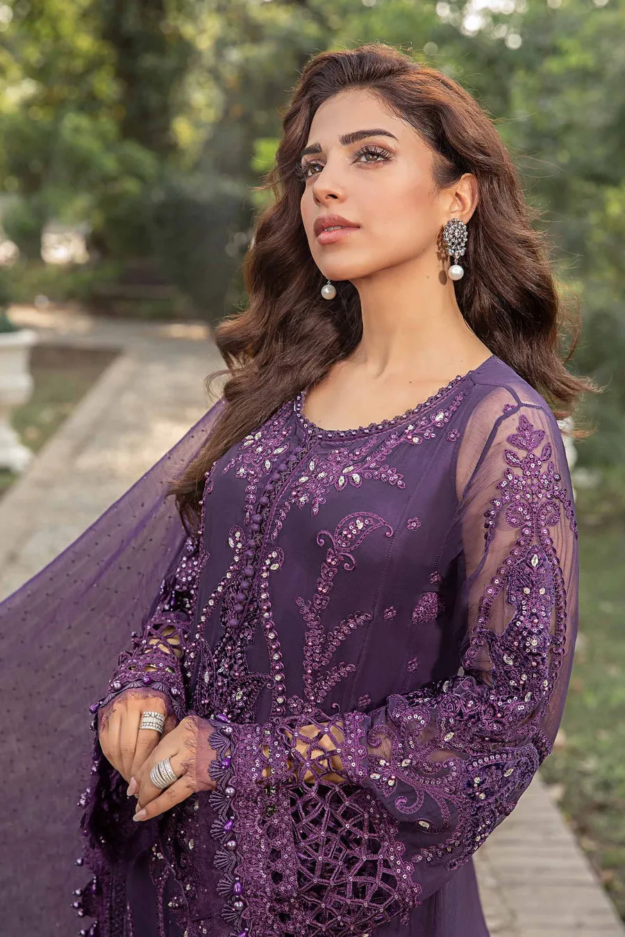 Maria B Mbroidered Chiffon | MPC-24-102