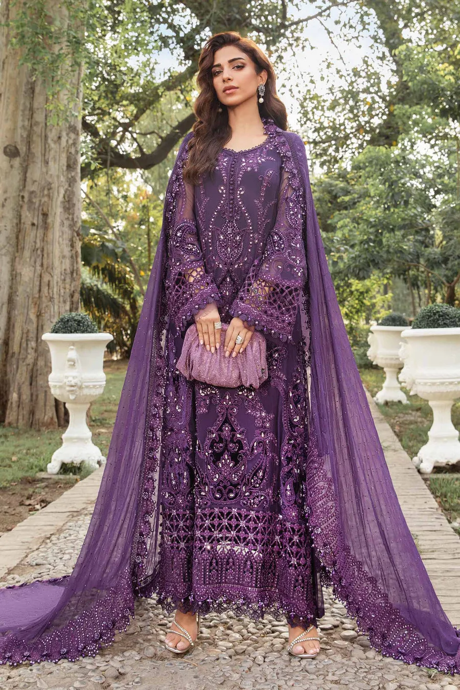 Maria B Mbroidered Chiffon | MPC-24-102