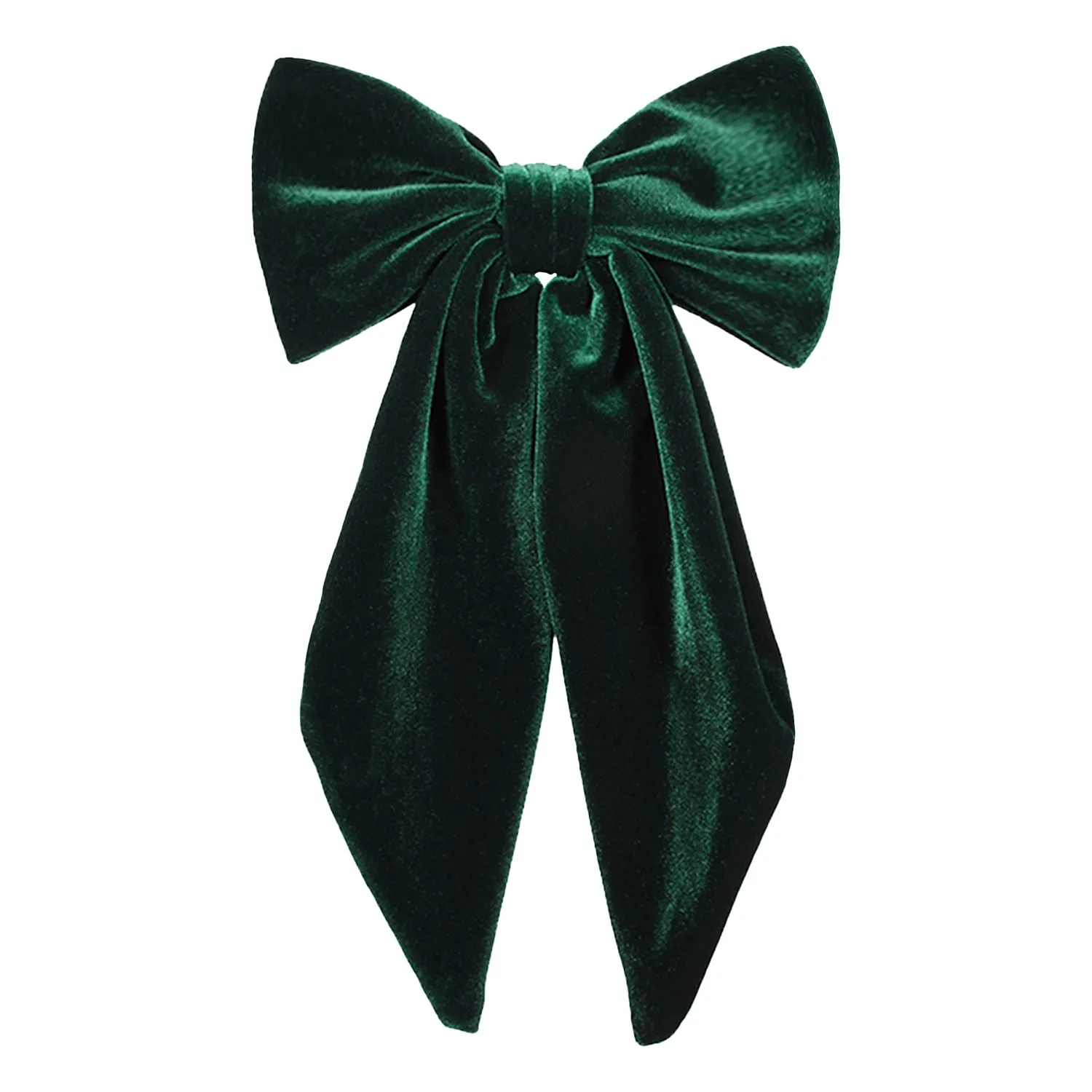 Marie Antoinette Emerald Tail Bow Barrette