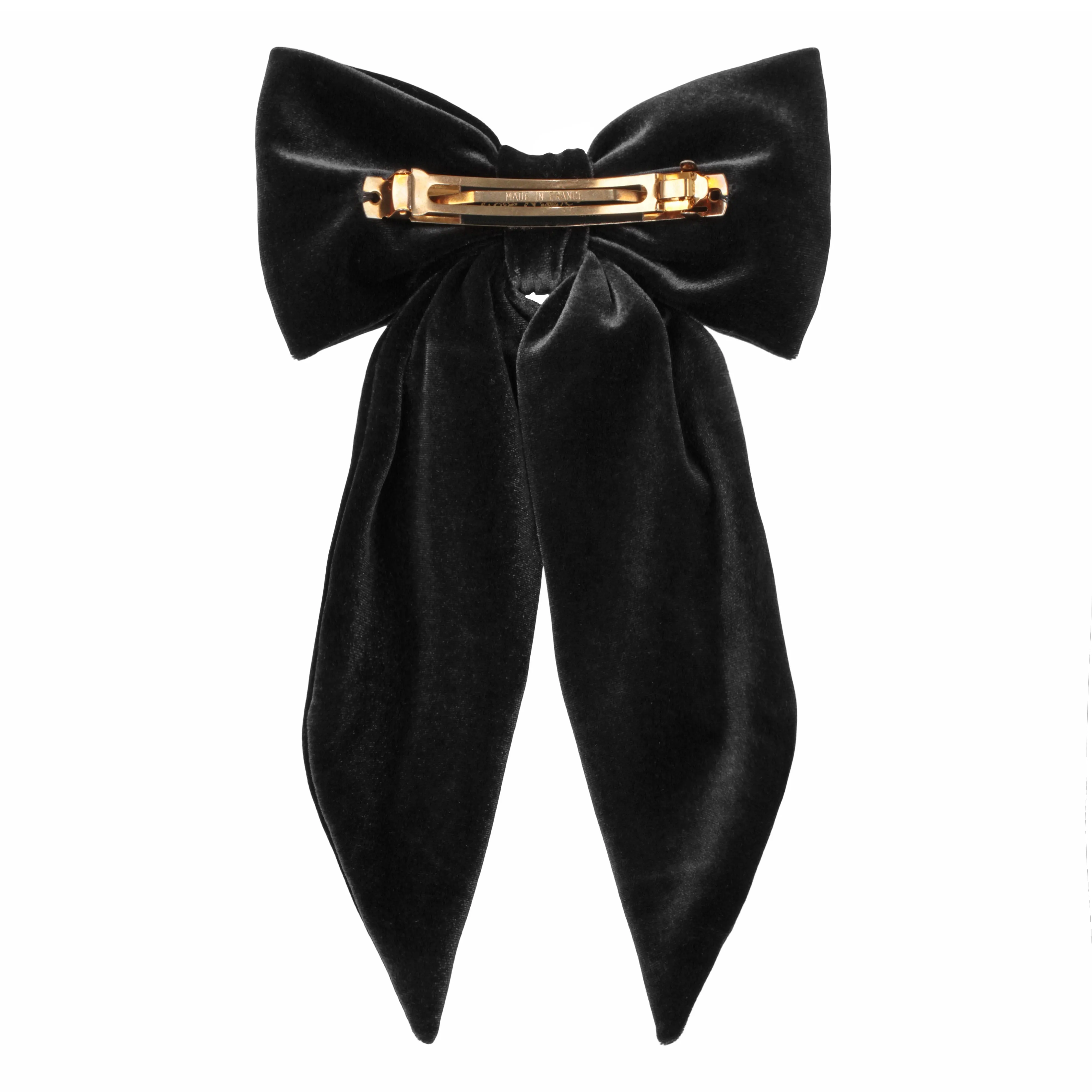 Marie Antoinette Emerald Tail Bow Barrette