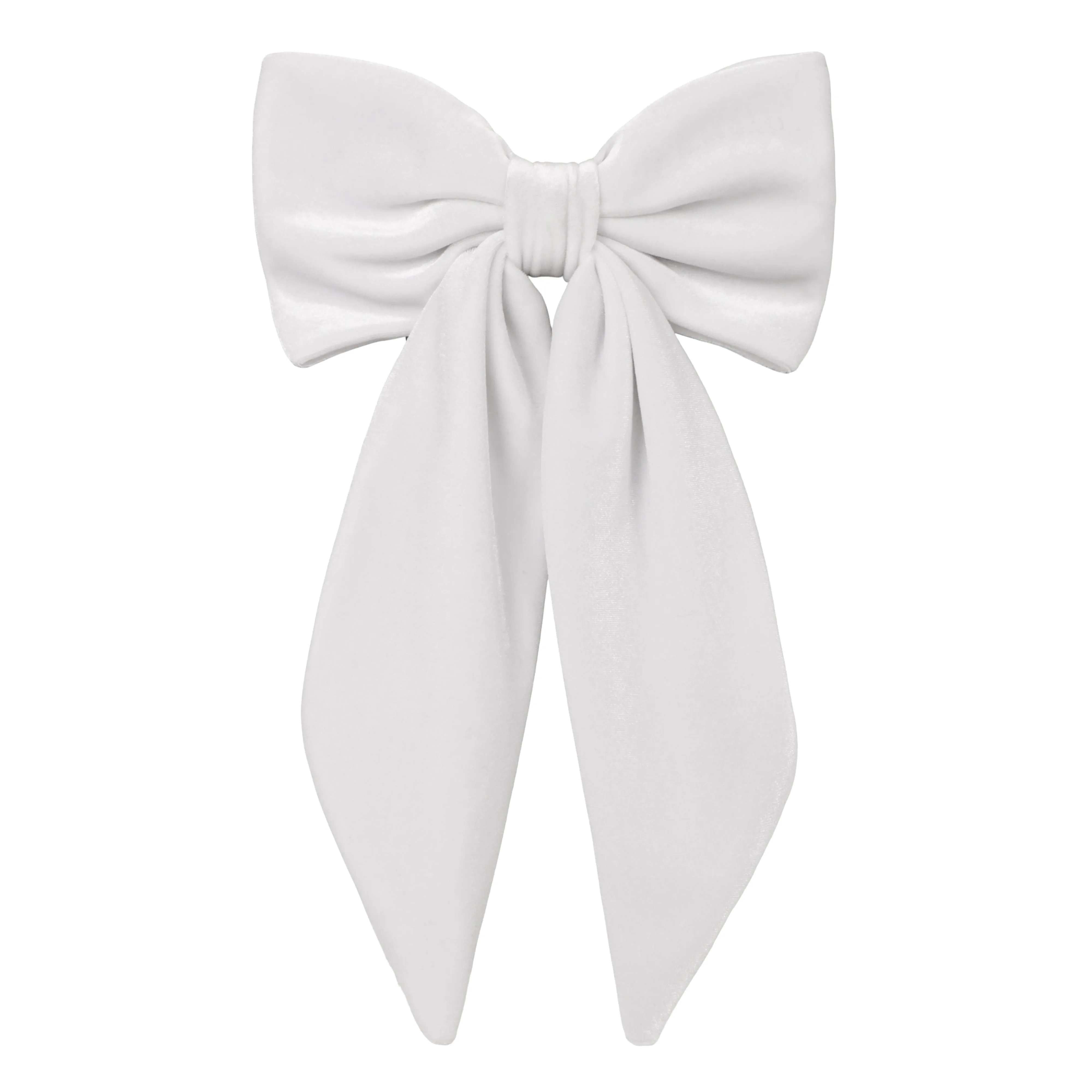Marie Antoinette White Tail Bow Barrette