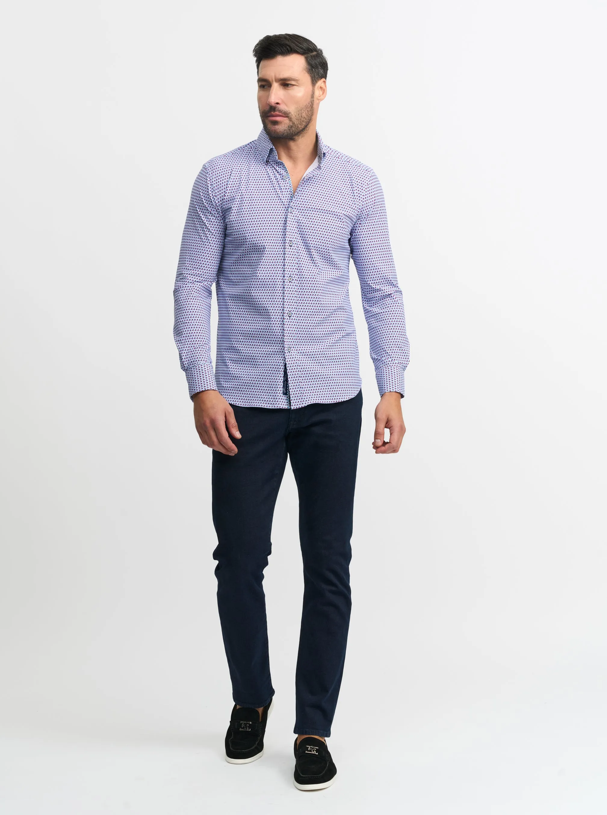 MARION LONG SLEEVE BUTTON DOWN SHIRT