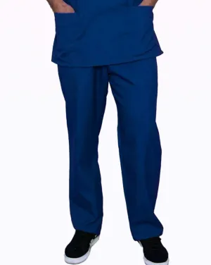 Mawson Unisex Drawstring Scrub Trousers (Polycotton) - Midnight Blue