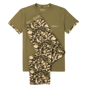 Mens Long Pyjamas - Commando - Trousers & T-Shirt