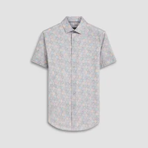 Miles Floral Print OoohCotton Short Sleeve Shirt