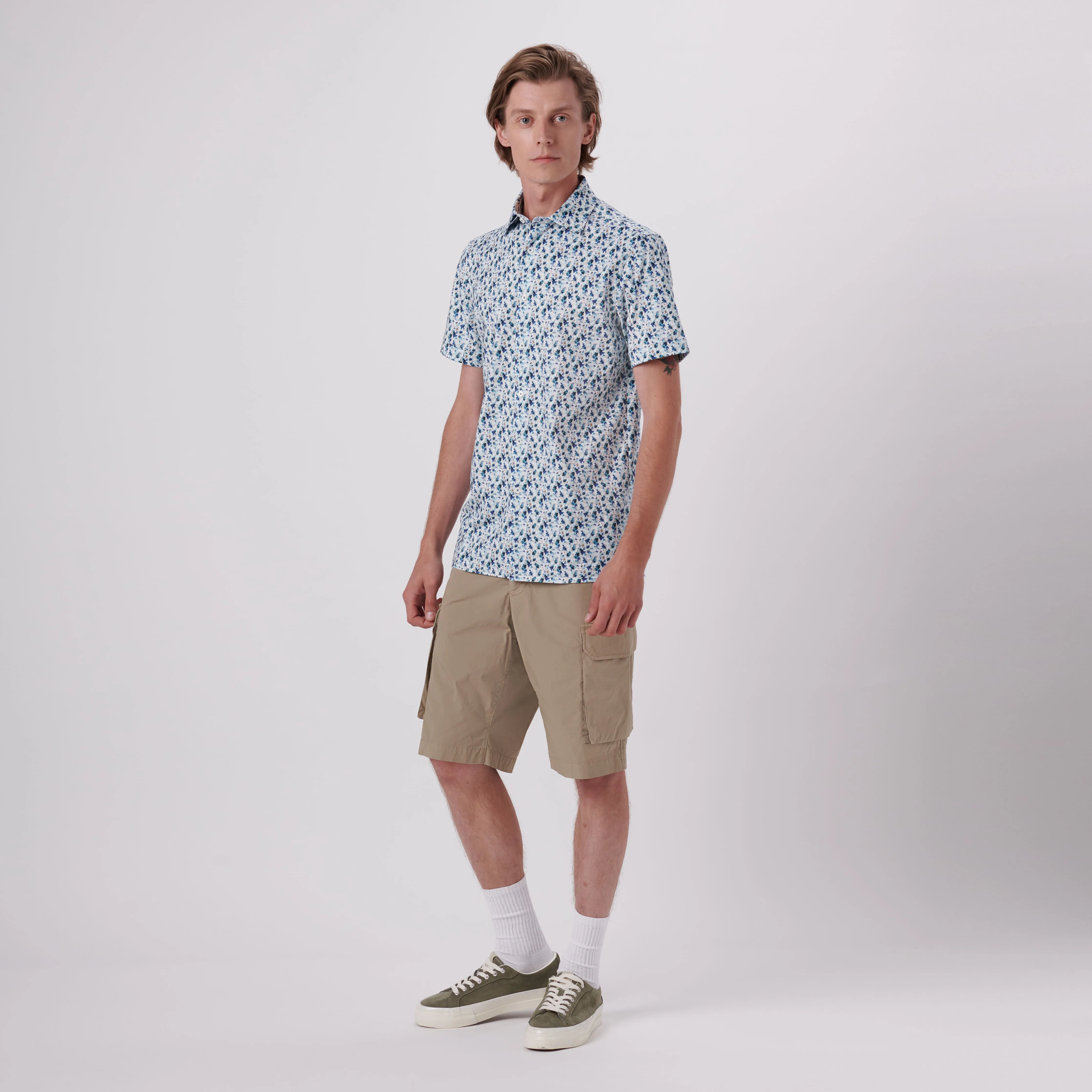 Milo Abstract Print OoohCotton Short Sleeve Shirt