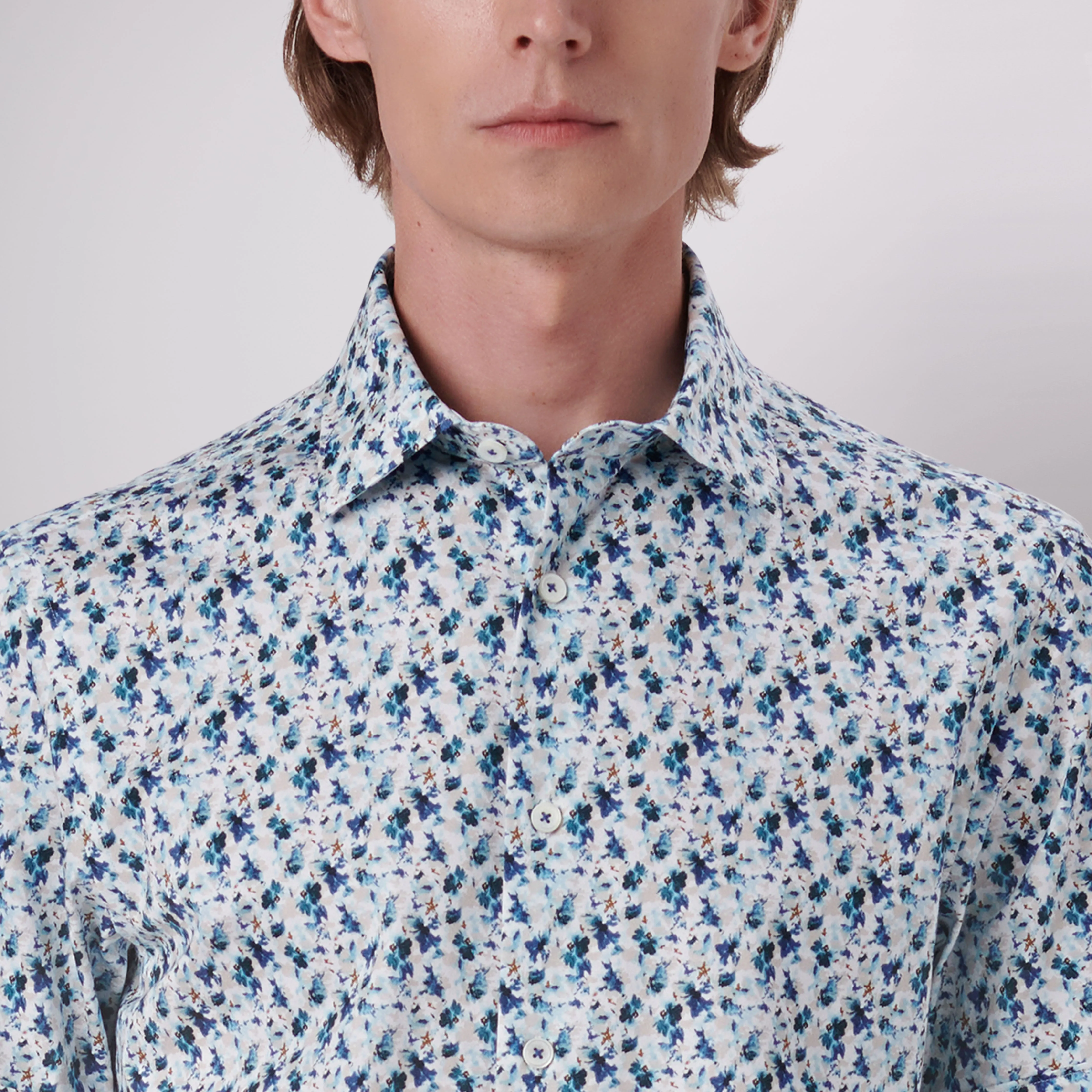 Milo Abstract Print OoohCotton Short Sleeve Shirt