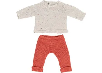 Miniland Knitted Doll Outfit 38cm - Sweater & Trousers