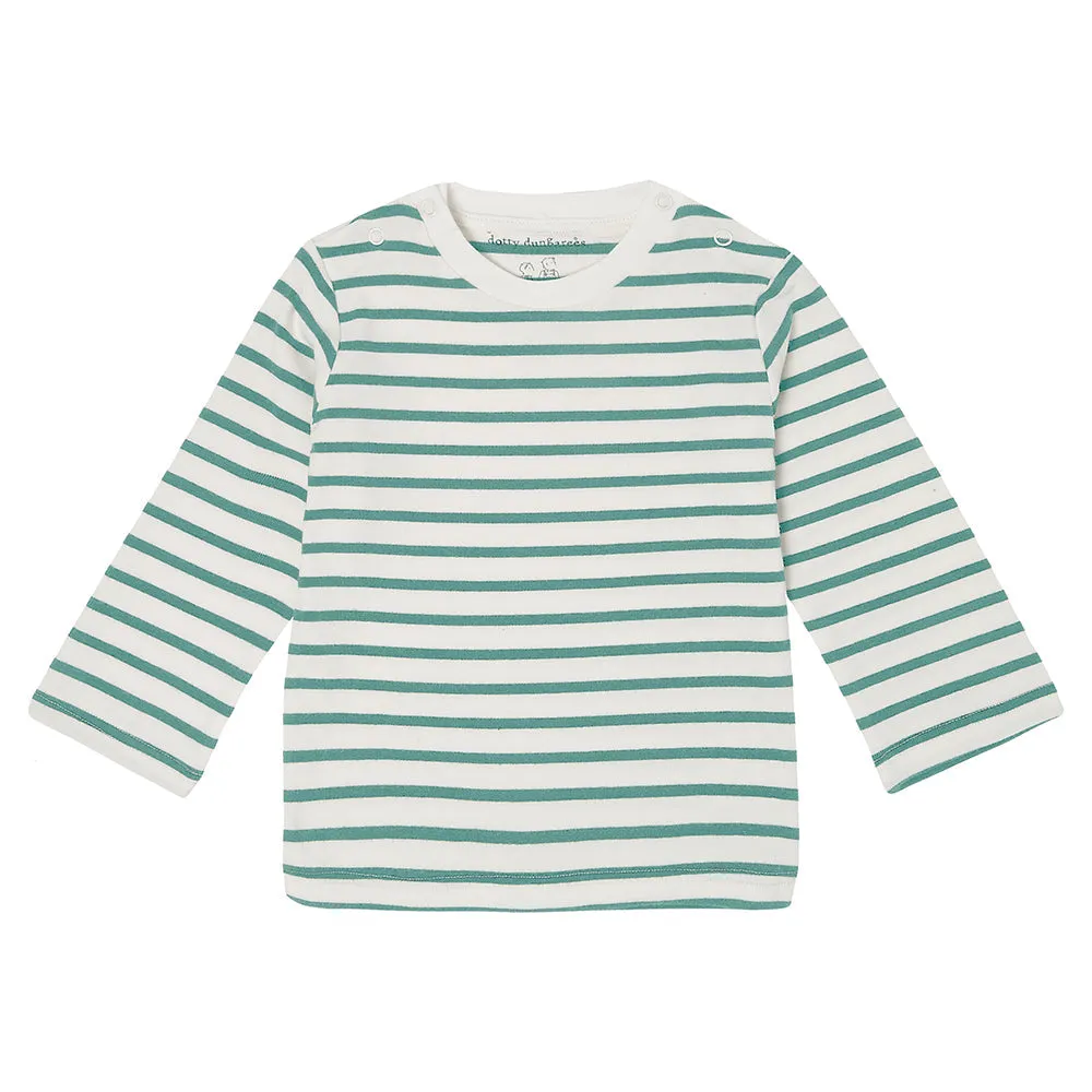 Mint Breton Stripe Top