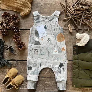 Mountains Long Romper | Ready To Post
