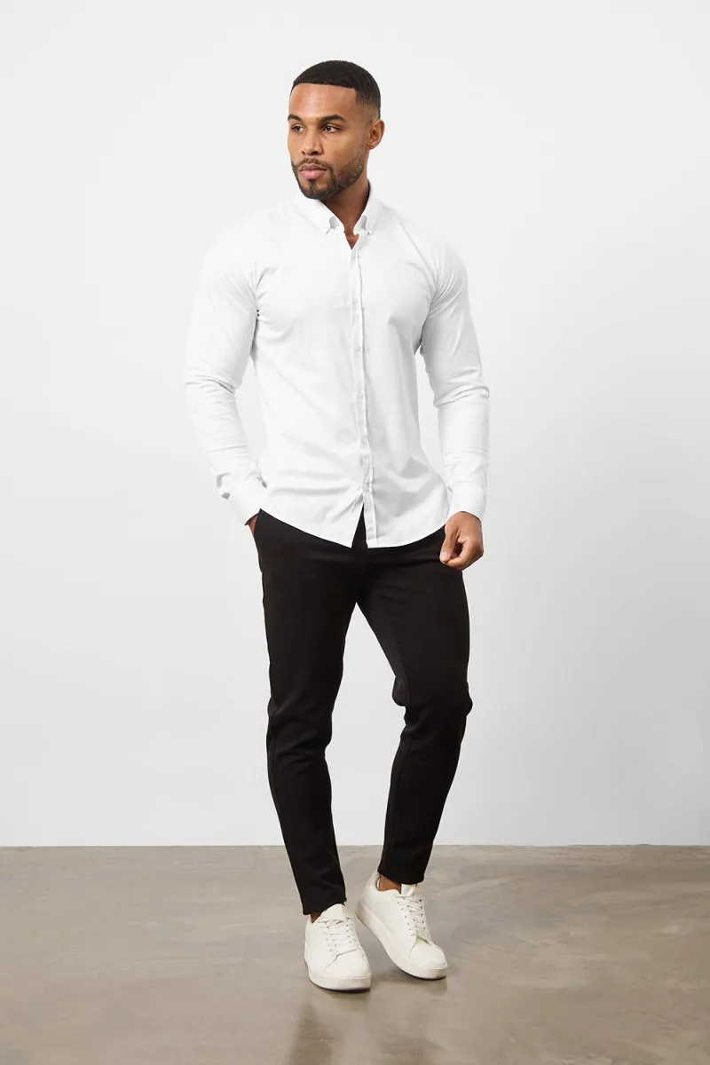 Muscle Fit Signature Shirt 2.0 in White