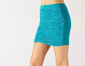 Mya Curve Textured Fitted Skirt