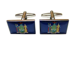 New York State Flag Cufflinks