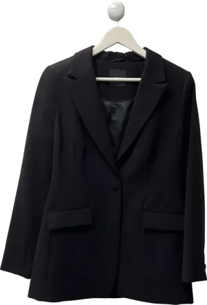 Next Black Tailored Single Breasted Blazer UK 10