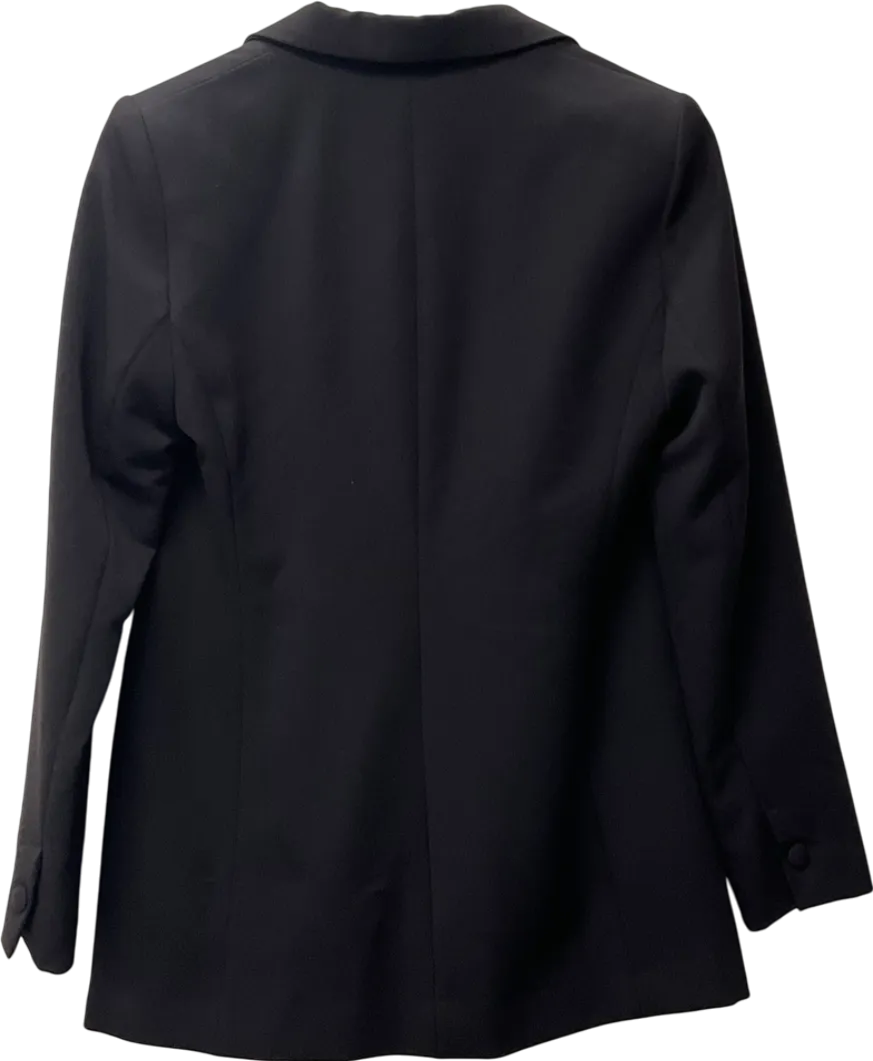 Next Black Tailored Single Breasted Blazer UK 10