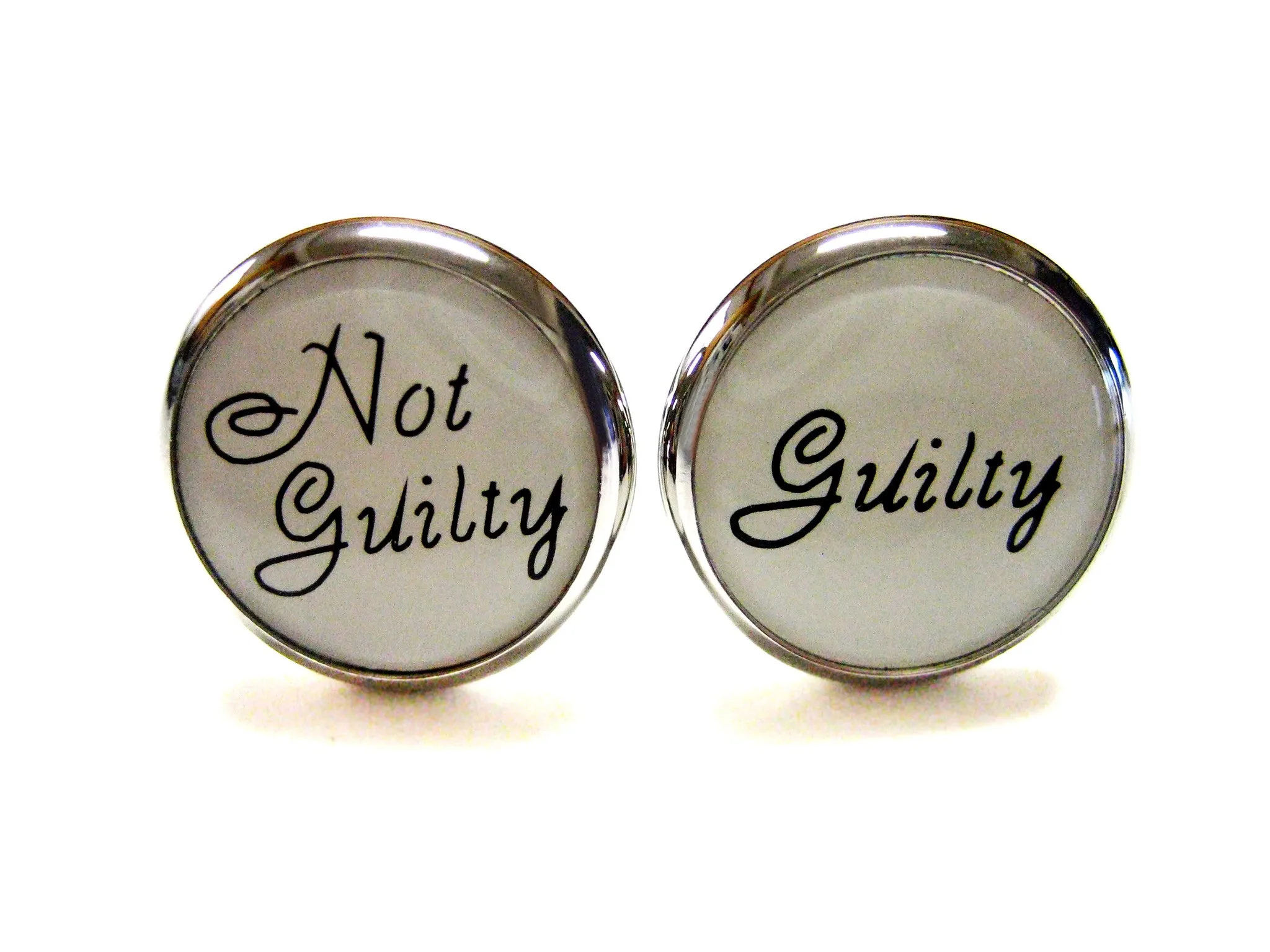 Not Guilty Guilty Law Cufflinks