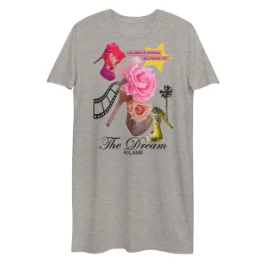 Organic cotton t-shirt dress 'Celebrity status'