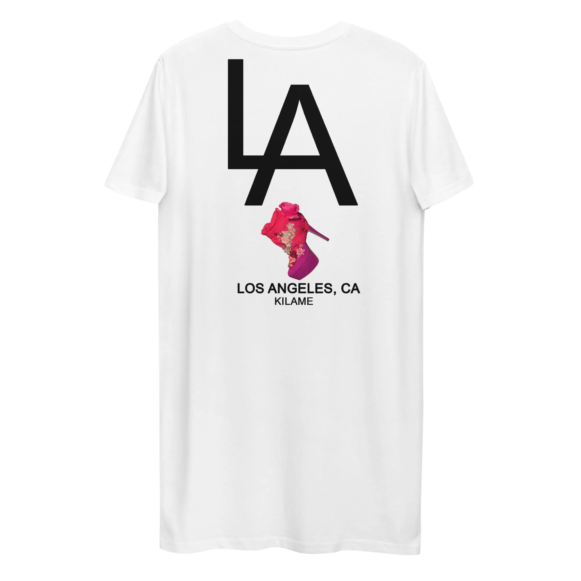 Organic cotton t-shirt dress 'Celebrity status'