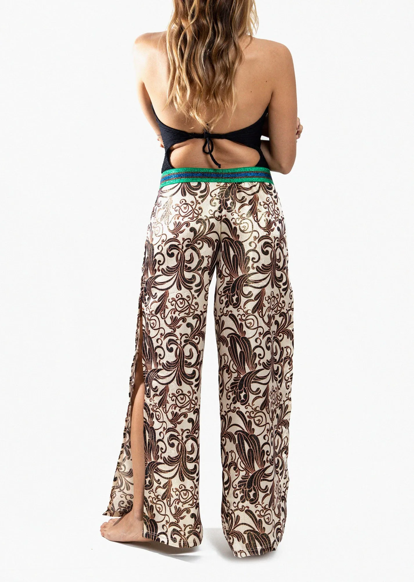 Orion Black Print Seta