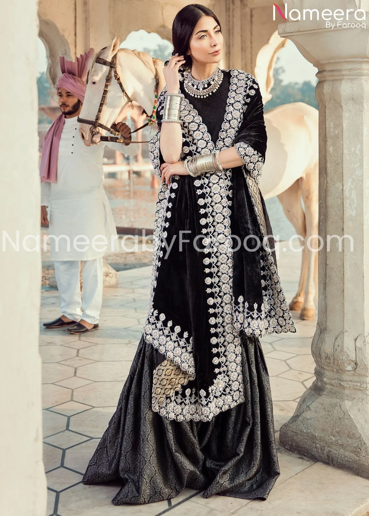 Pakistani Gharara Online dress for Wedding Party #PN119