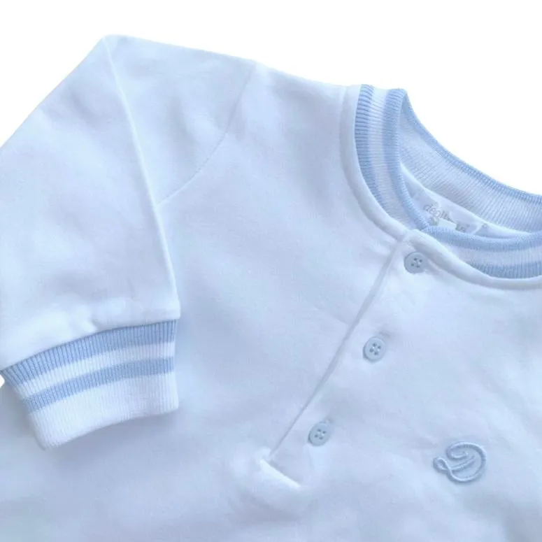 Pale Blue Top & Trouser Set