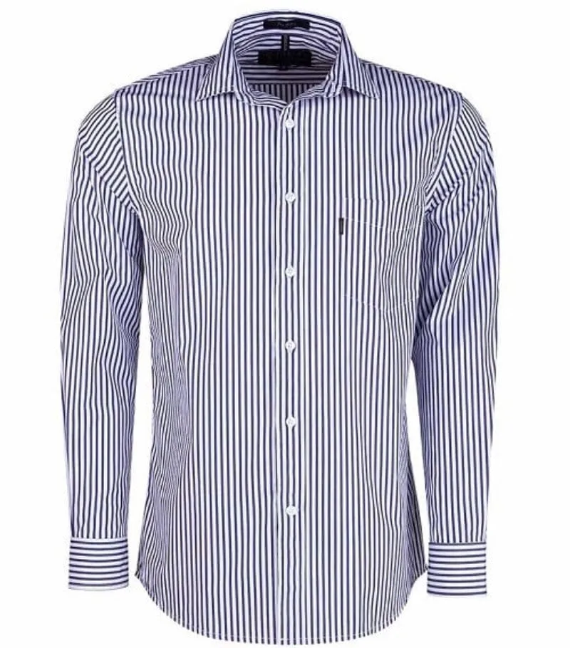 Pilbara Shirt Mens Stripe Single Pocket