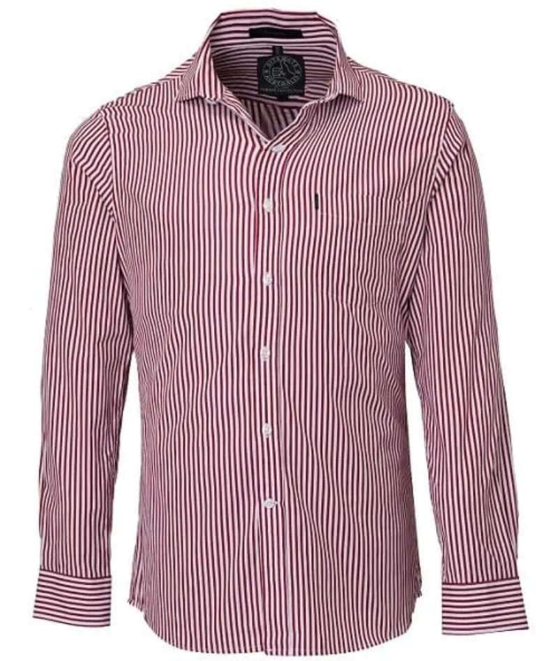 Pilbara Shirt Mens Stripe Single Pocket
