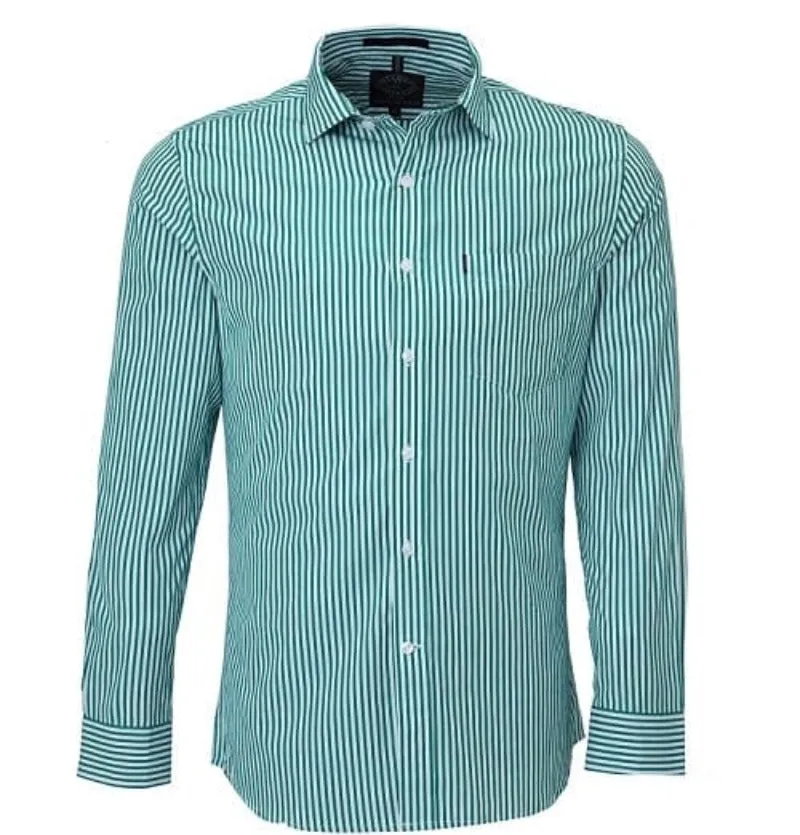 Pilbara Shirt Mens Stripe Single Pocket