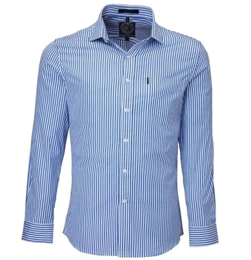 Pilbara Shirt Mens Stripe Single Pocket