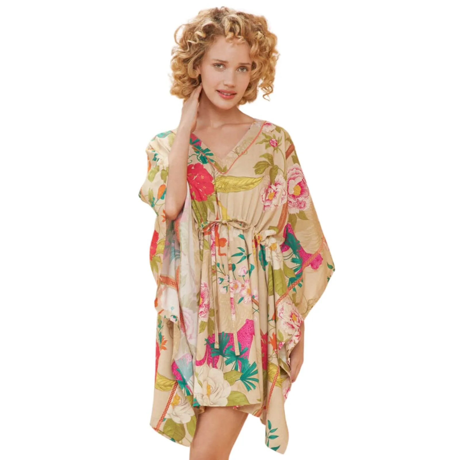 Powder Beach Cover Up - Tropical Flora
