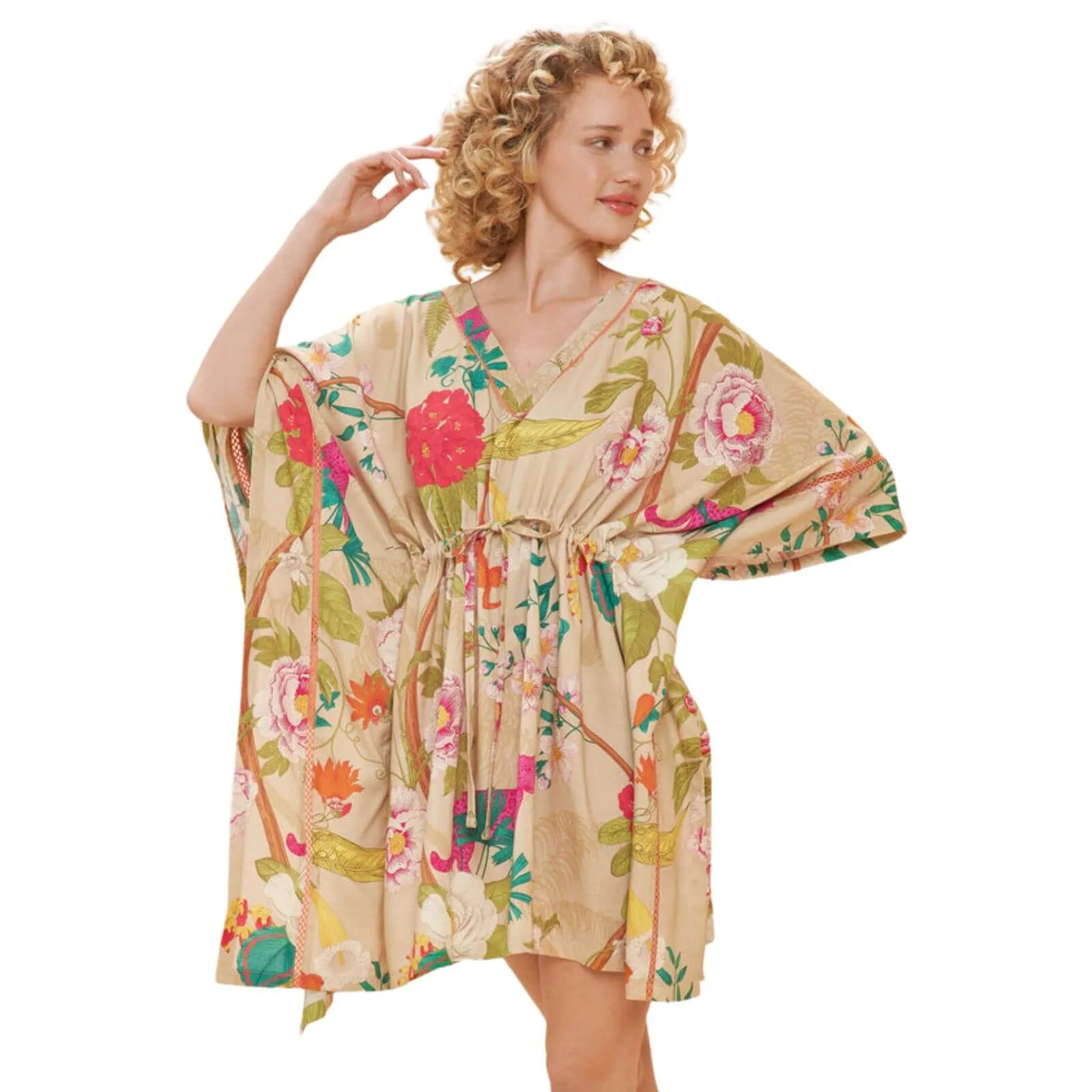Powder Beach Cover Up - Tropical Flora