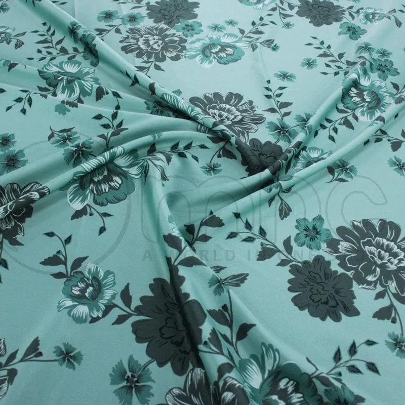 Printed 50D Dull Satin 140cm