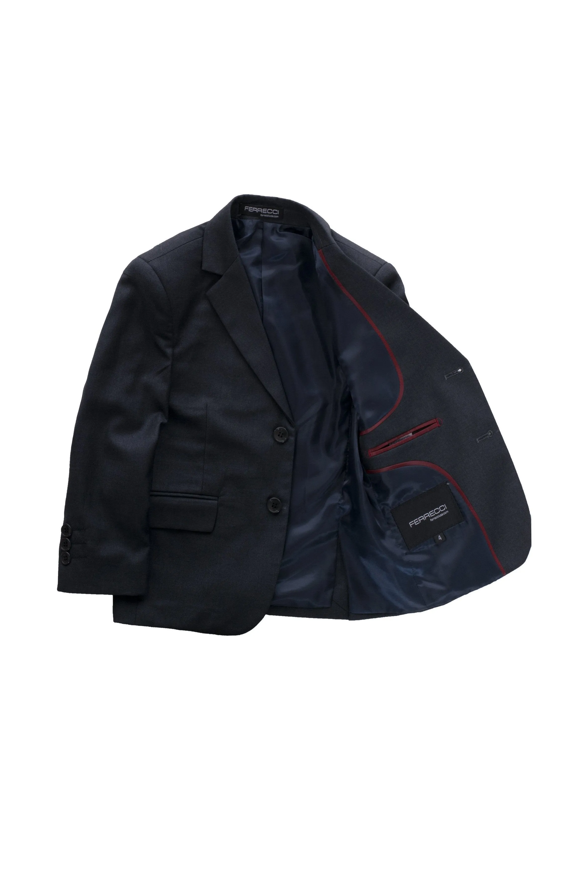 "Jax" Kids Charcoal Suit 5-Piece Set
