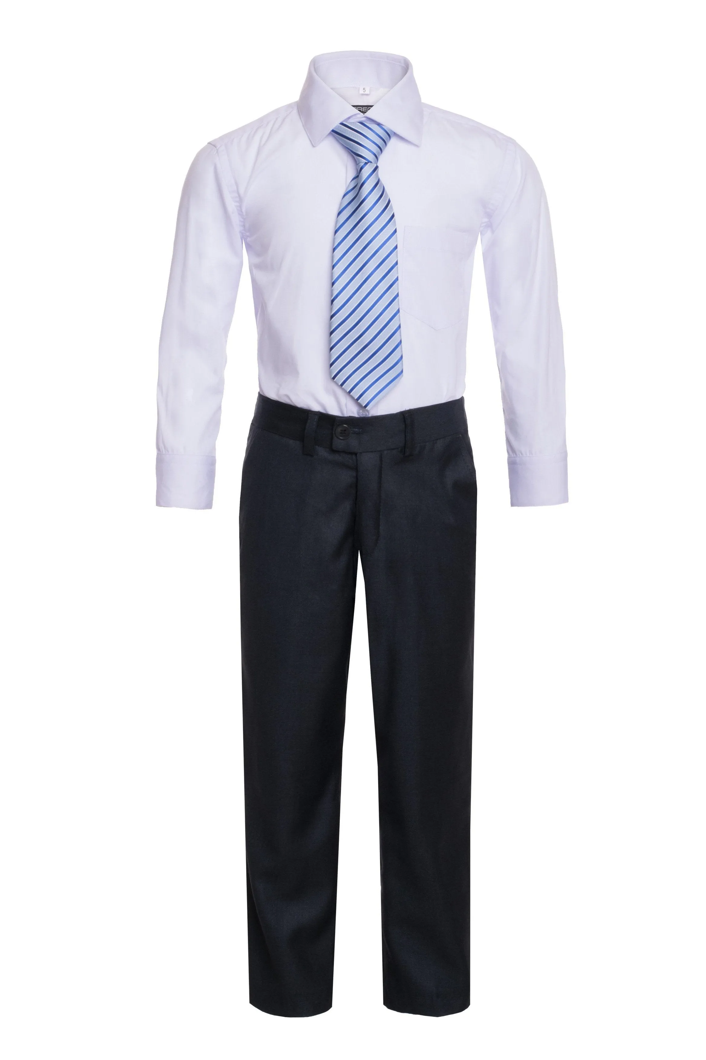 "Jax" Kids Charcoal Suit 5-Piece Set