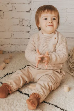 "Stanley" Cream Alpaca Wool Jumper