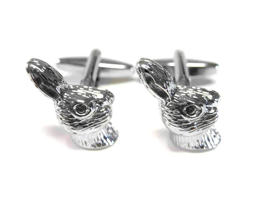 Rabbit Head Cufflinks