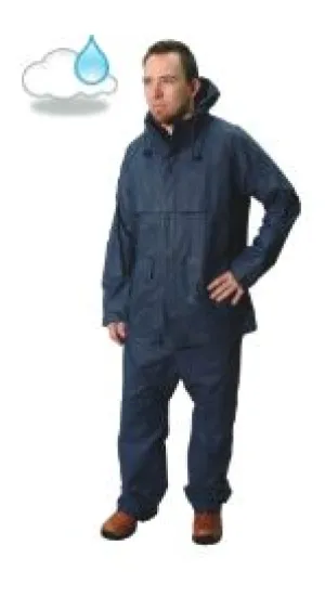 Rain suit Navy Nylon Medium