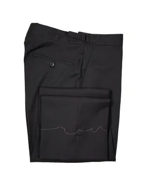 RALPH LAUREN BLACK LABEL - Gray Dress Pants With Side Tabs - 31W