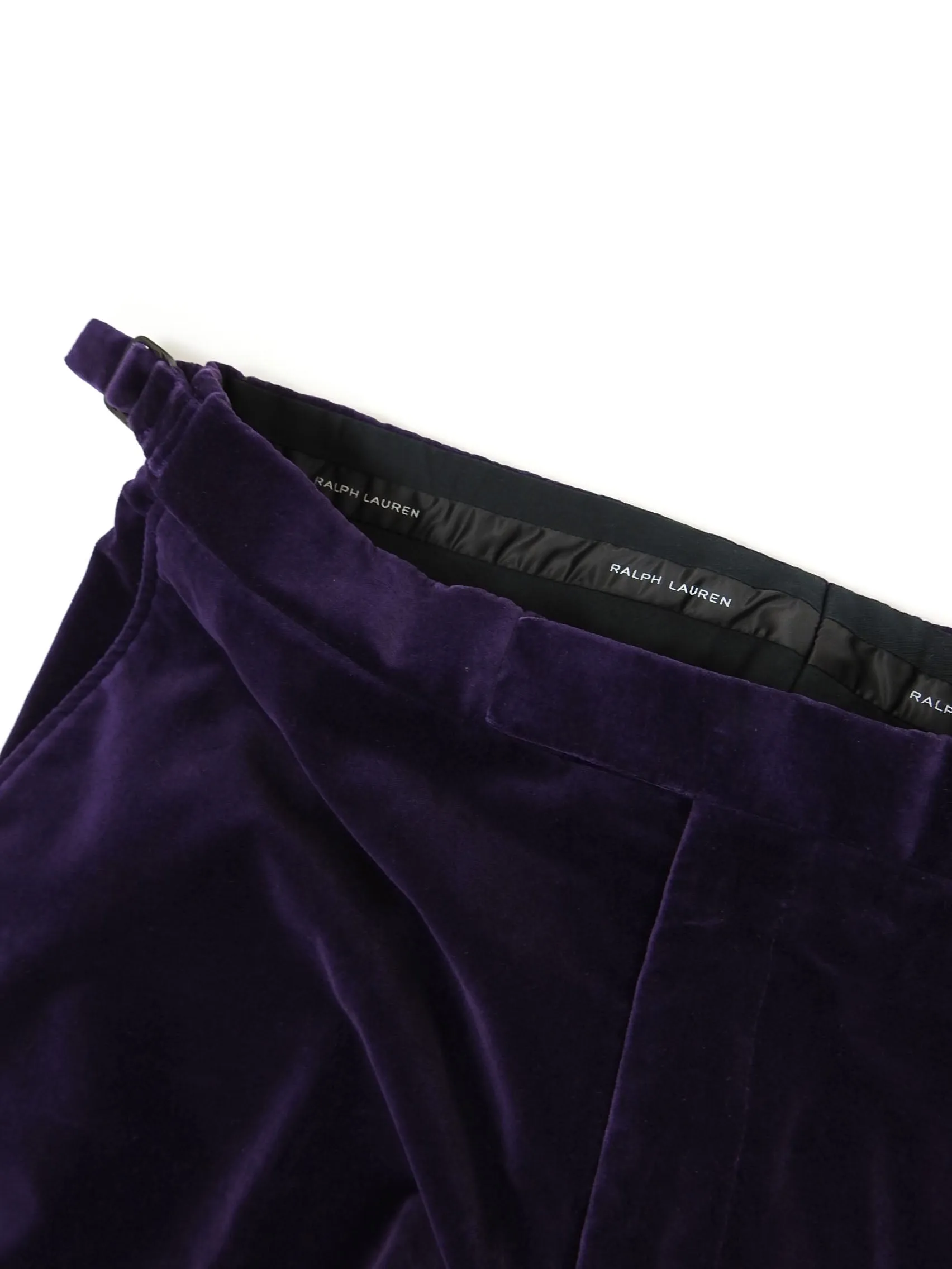 Ralph Lauren Black Label Velour Trousers Size 32