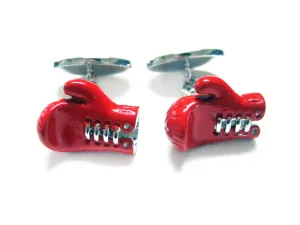 Red Boxing Glove Cufflinks