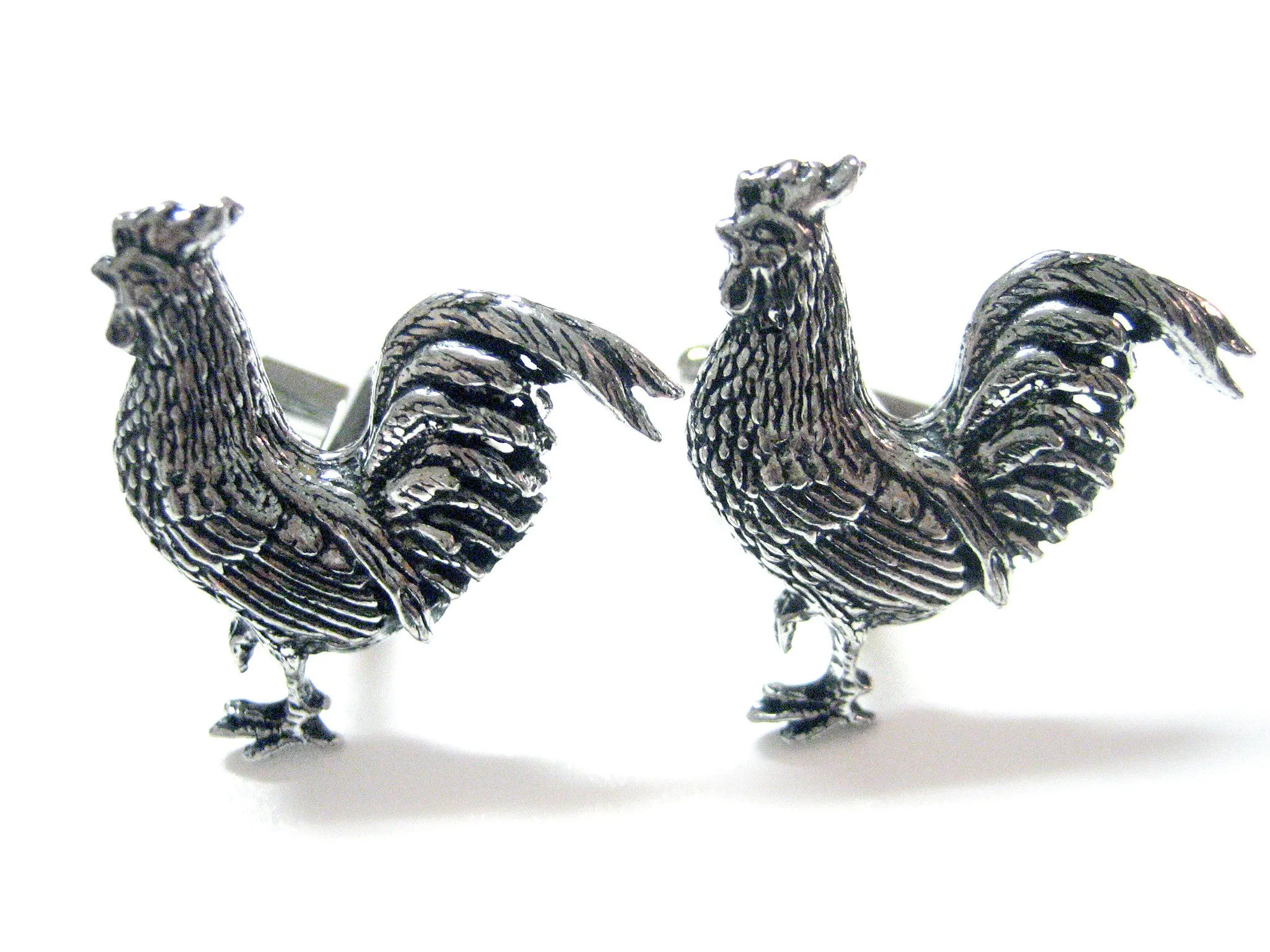 Rooster Chicken Cufflinks
