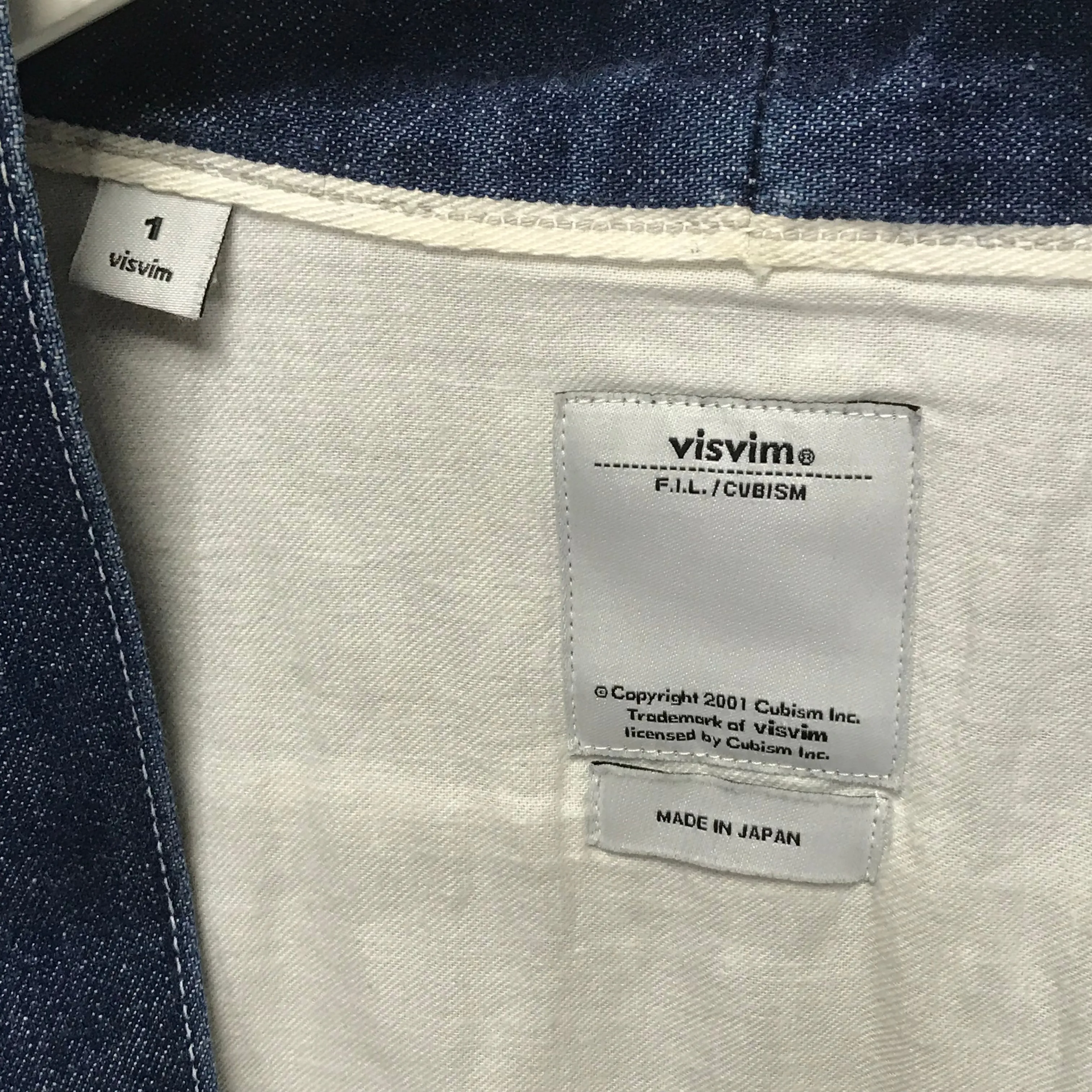 [S] VISVIM 12AW Lhamo Shirt One Wash Indigo