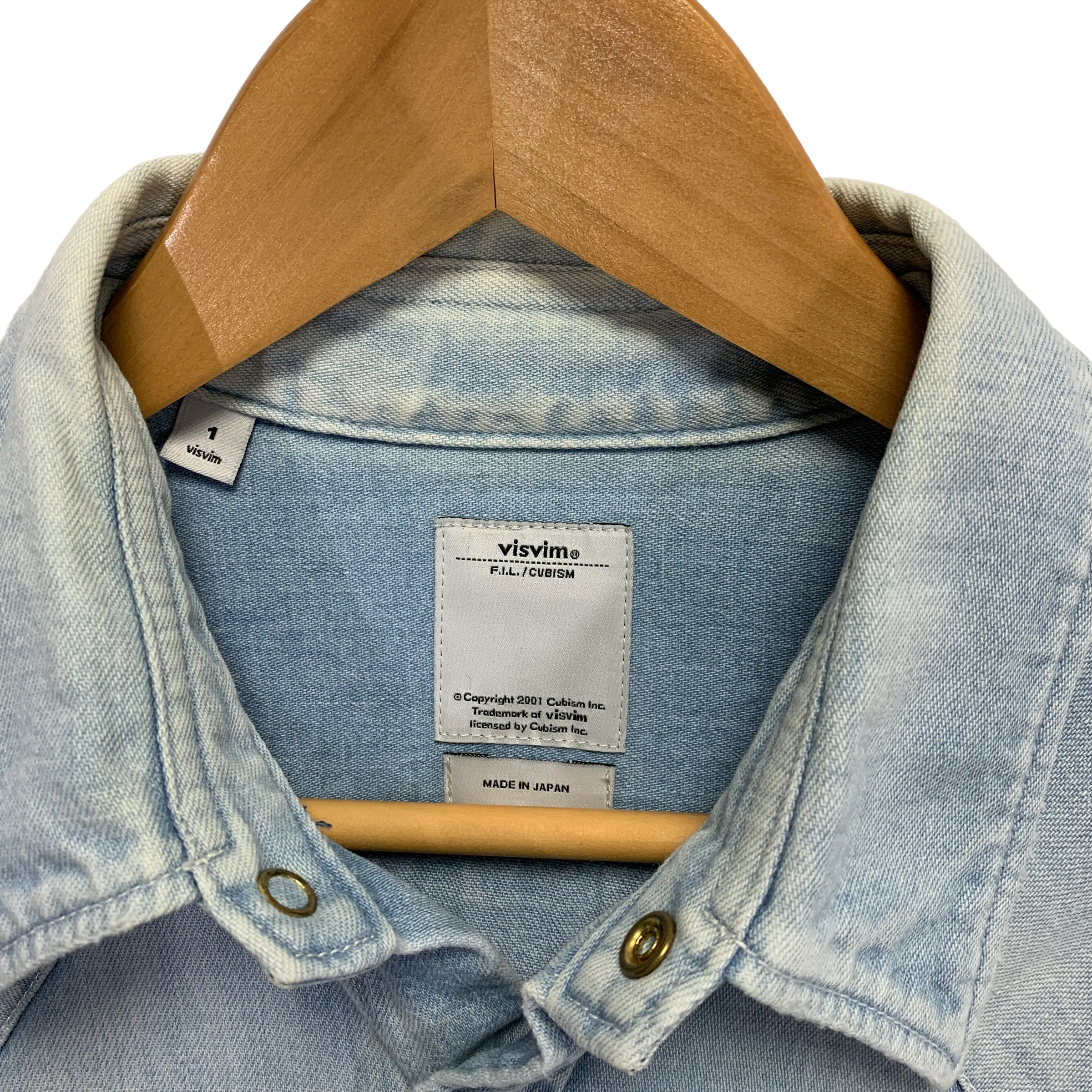 [S] VISVIM 14SS SOCIAL SCULPTURE SHIRT L/S DAMAGED INDIGO